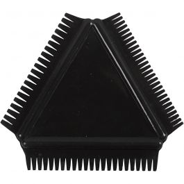 Gummispatel, stl. 9 cm, svart, 1 st. [HOB-10463]