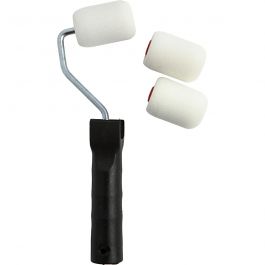 Målarrullar med handtag, B: 6 cm, 1 set [HOB-10474]
