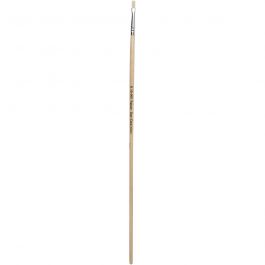 Natur Line Penslar, nr. 0, B: 4 mm, Långa skaft, 12 st./ 1 förp. [HOB-10500]