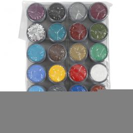 Grimas ansiktsfärg - sminkpalett, mixade färger, 24x15 ml/ 1 förp. [HOB-10924]