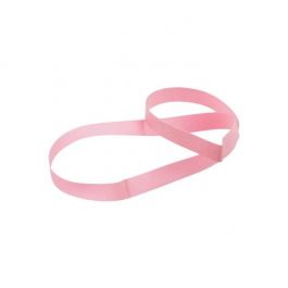 Resårband Vinyl Sträckas Rosa 25,5cm (50 st) [10CVLPK]