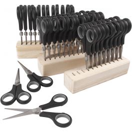 Barnsax, L: 14 cm, höger & vänster, svart, 1 set [HOB-11199]