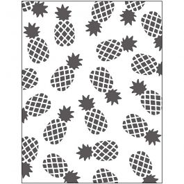 Embossingfolder, ananas, stl. 11x14 cm, tjocklek 2 mm, 1 st. [HOB-11769]