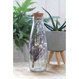 Glasmjölkflaska 500ml 21cm hög Ø 7cm (bricka med 12 st) [IFS-129192]