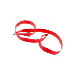 Resårband Vinyl Sträckas Röd 30,5cm (50 st) [12CVLRD]