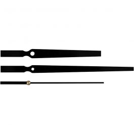 Urvisare, Hålstl. 4+6 mm, svart, 1 set [HOB-13009]