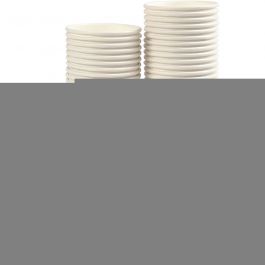 Pappersmuggar, H: 7,8 cm, Dia. 7,2 cm, 205 ml, vit, 50 st./ 1 förp. [HOB-13215]