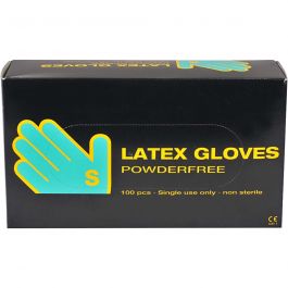Latex handskar, stl. small, 100 st./ 1 förp. [HOB-13222]