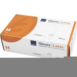 Latex handskar, stl. medium , 100st./ 1 förp. [HOB-13224]