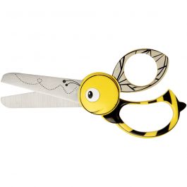Fiskars Barnsax med Djurmotiv, bi, L: 13 cm, 1 st. [HOB-1379]