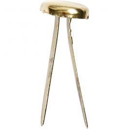 Påsnitar, L: 20 mm, guld, 70 st./ 1 förp. [HOB-14207]
