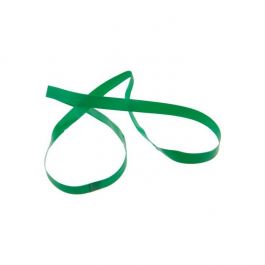 Resårband Vinyl Sträckas Grön 35,6cm (50 st) [14CVLGR]