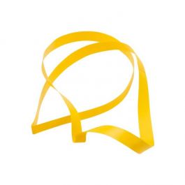 Resårband Vinyl Sträckas Gul 35,6cm (50 st) [14CVLYW]