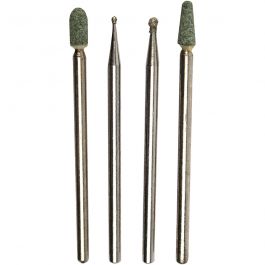 Diamantstiftset, stl. 1,0-5 mm, 4 st./ 1 set [HOB-15128]