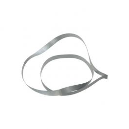 Resårband Vinyl Sträckas Silver 45,7cm (50 st) [18CVLSV]
