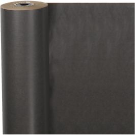 Presentpapper, B: 50 cm, 60 g, svart, 100 m/ 1 rl. [HOB-19941]