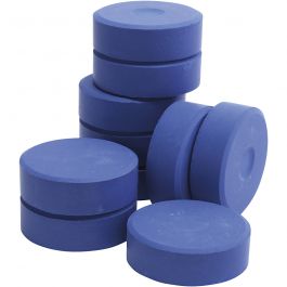 Vattenfärg, blå, H: 19 mm, Dia. 57 mm, 10 st./ 1 förp. [HOB-627254]