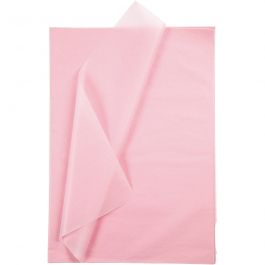 Silkespapper, ark 50x70 cm, 17 g, ljusrosa, 10 ark/ 1 förp. [HOB-200880]