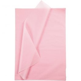 Silkespapper, ark 50x70 cm, 17 g, ljusrosa, 25 ark/ 1 förp. [HOB-20088]