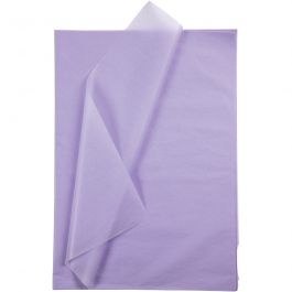Silkespapper, ark 50x70 cm, 17 g, ljuslila, 10 ark/ 1 förp. [HOB-200890]