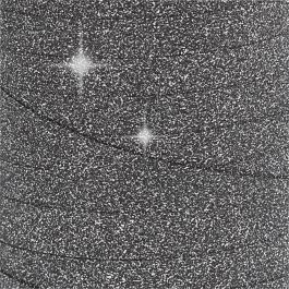 Presentsnören, B: 10 mm, glitter, svart, 100 m/ 1 rl. [HOB-20229]