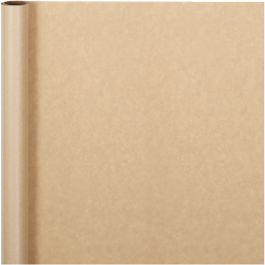 Presentpapper, B: 50 cm, 60 g, beige, 5 m/ 1 rl. [HOB-20264]