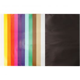 Glanspapper, ark 24x32 cm, 80 g, mixade färger, 50 ark/ 1 förp. [HOB-20467]