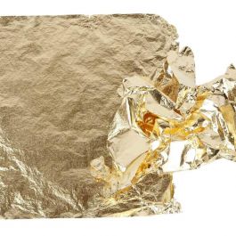 Slagmetall, ark 16x16 cm, guld, 0,625 m2, 25 ark/ 1 förp. [HOB-20481]