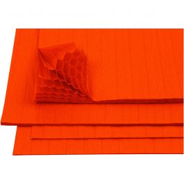 Dragspelspapper, ark 28x17,8 cm, orange, 8 ark/ 1 förp. [HOB-20499]
