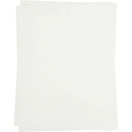 Transferark, ark 21,5x28 cm, till ljusa textilier, transparent, 5 ark/ 1 förp. [HOB-207090]