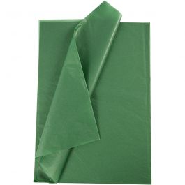 Silkespapper, ark 50x70 cm, 17 g, grön, 25 ark/ 1 förp. [HOB-20867]