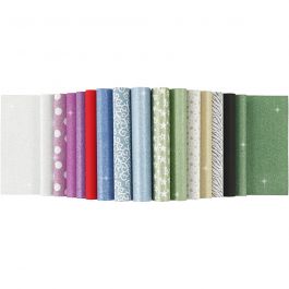 Glitterpapper i block, A4, ark 210x297 mm, 150 g, 30 ark/ 1 st. [HOB-21062]