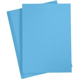 Färgad Kartong, A4, ark 210x297 mm, 180 g, blå, 20 ark/ 1 förp. [HOB-21120]