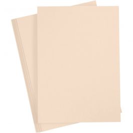Färgad Kartong, A4, ark 210x297 mm, 180 g, beige, 20 ark/ 1 förp. [HOB-21128]