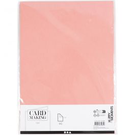 Kartong, A4, ark 210x297 mm, 210 g, mörkrosa, 10 ark/ 1 förp. [HOB-21183]