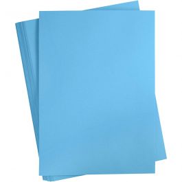 Färgad Kartong, A2, ark 420x594 mm, 180 g, turkos, 100 ark/ 1 förp. [HOB-21320]