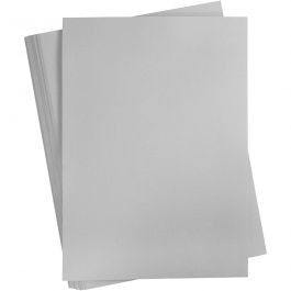 Färgad Kartong, A2, ark 420x594 mm, 180 g, grå, 100 ark/ 1 förp. [HOB-21326]