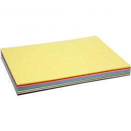 Creativ Kartong, A2, ark 420x594 mm, 180 g, mixade färger, 300 mix. ark/ 1 förp. [HOB-21422]