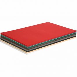 Julkartong, A3, ark 297x420 mm, 180 g, mixade färger, 300 mix. ark/ 1 förp. [HOB-21443]
