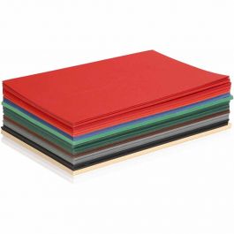 Julkartong, A5, ark 148x210 mm, 180 g, mixade färger, 300 mix. ark/ 1 förp. [HOB-21445]
