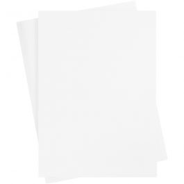 Färgad Kartong, A2, ark 420x594 mm, 180 g, vit, 10 ark/ 1 förp. [HOB-21510]