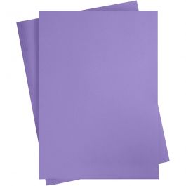 Färgad Kartong, A2, ark 420x594 mm, 180 g, lila, 10 ark/ 1 förp. [HOB-21517]