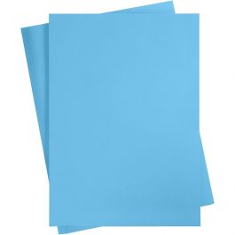 Färgad Kartong, A2, ark 420x594 mm, 180 g, blå, 10 ark/ 1 förp. [HOB-21520]
