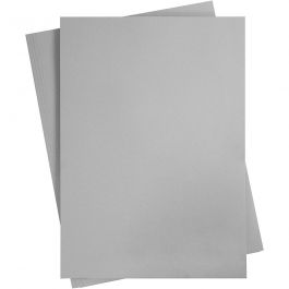 Färgad Kartong, A2, ark 420x594 mm, 180 g, grå, 10 ark/ 1 förp. [HOB-21526]