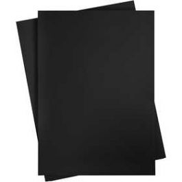 Card, A2 420x600 mm,  180 g, coal black, 10sheets [HOB21527]