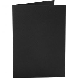Kort, kortstl. 10,5x15 cm, 220 g, svart, 10 st./ 1 förp. [HOB-216012]