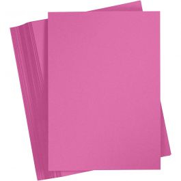 Färgad Kartong, A4, ark 210x297 mm, 180 g, rosa, 100 ark/ 1 förp. [HOB-217046]