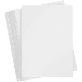 Färgad Kartong, A4, ark 210x297 mm, 180 g, vit, 100 ark/ 1 förp. [HOB-21710]