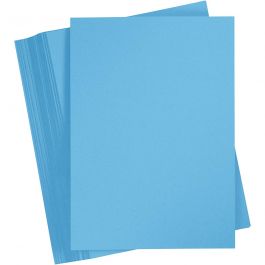 Färgad Kartong, A4, ark 210x297 mm, 180 g, blå, 100 ark/ 1 förp. [HOB-21720]
