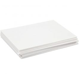 Skumkartong, A4, ark 210x297 mm, tjocklek 3 mm, vit, 10 ark/ 1 förp. [HOB-22085]